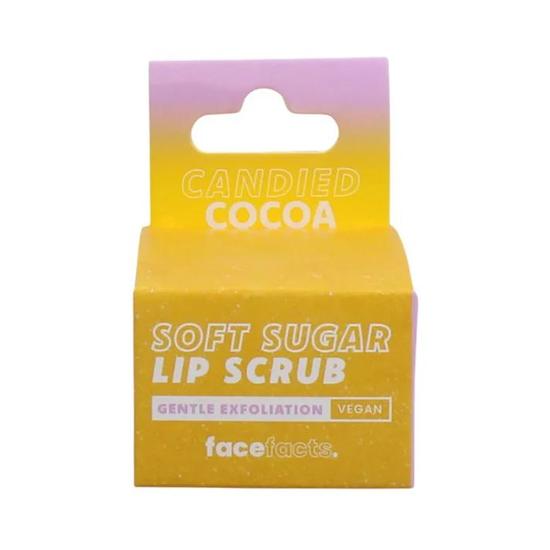 Face Facts Soft Sugar Lip Scrub Candied Cocoa 10g
