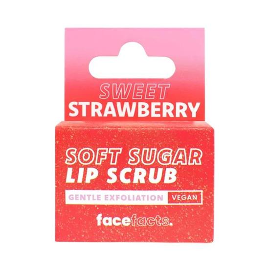 Face Facts Soft Sugar Lip Scrub Sweet Strawberry 10g