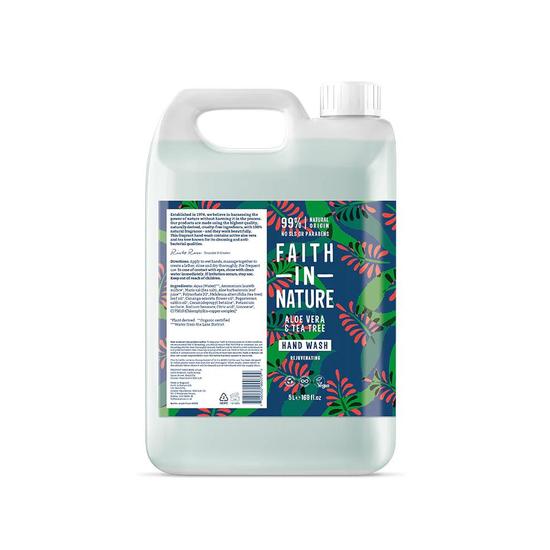 Faith in Nature Aloe Vera & Tea Tree Hand Wash 5L