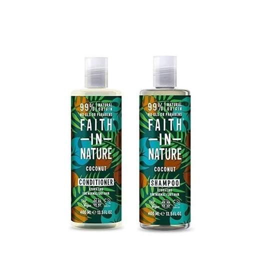 Faith in Nature Coconut Shampoo & Conditioner Duo 400ml