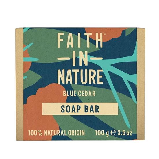 Faith in Nature For Men Blue Cedar Soap 100g