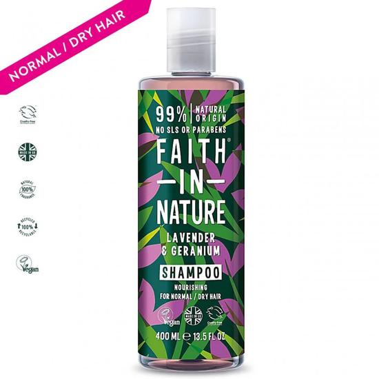 Faith in Nature Lavender & Geranium Shampoo 400ml