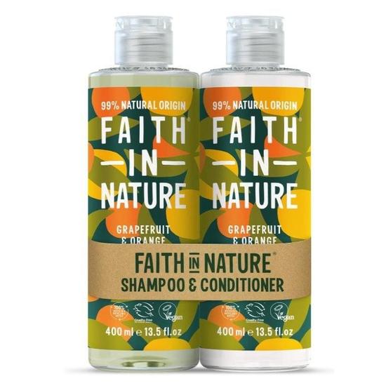 Faith in Nature Natural Grapefruit & Orange Shampoo & Conditioner Duo 400ml