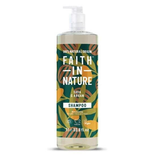 Faith in Nature Shea & Argan Shampoo 1litre