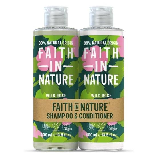 Faith in Nature Wild Rose Shampoo & Conditioner Duo 400ml