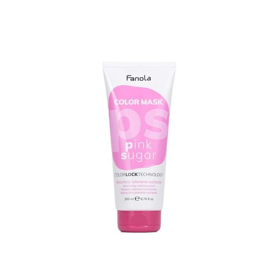 Fanola Colour Mask Pink Sugar Nourishing Colouring Hair Mask 200ml
