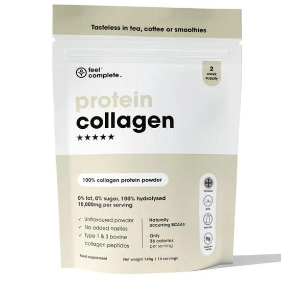 Feel Complete Grass Fed Protein Collagen Powder 140g