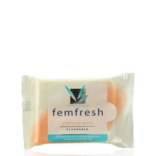 Fem Fresh Intimate Hygiene Flushable Feminine Wipes 15 Wipes
