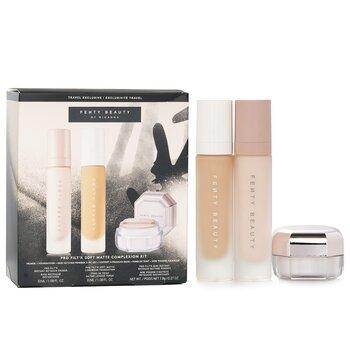 Fenty Beauty Pro Filt'R Soft Matte Complexion Kit: Foundation 32ml + Primer 32ml + Instant Retouch Setting Powder 7.8g 190