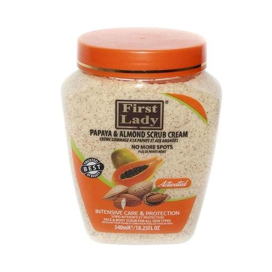 First Lady Papaya & Almond Scrub Cream 540ml