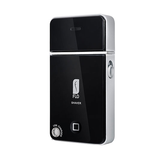Flo USB Travel Shaver Black