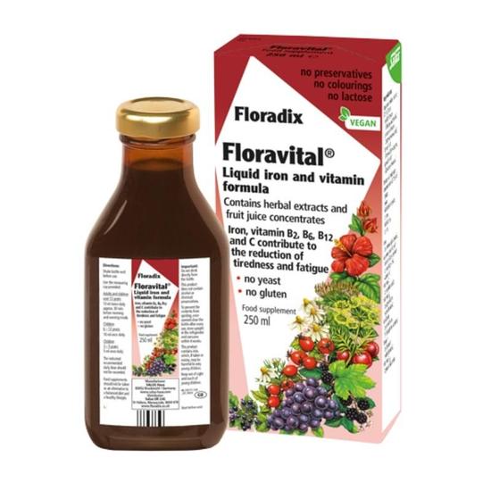 Floradix Floravital Yeast Free Iron Formula