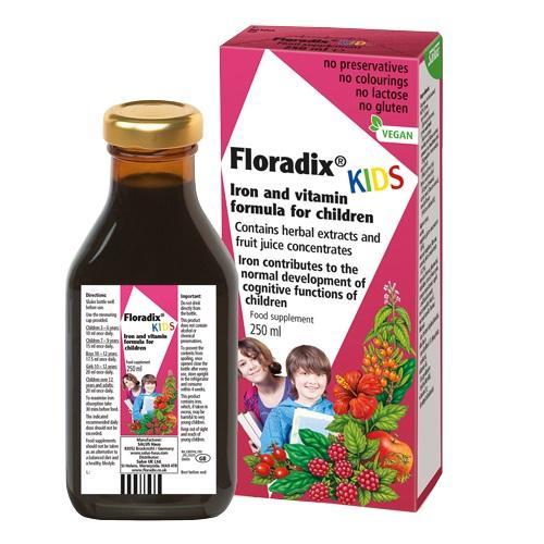 Floradix Kids Liquid Iron & Vitamin Formula 250ml