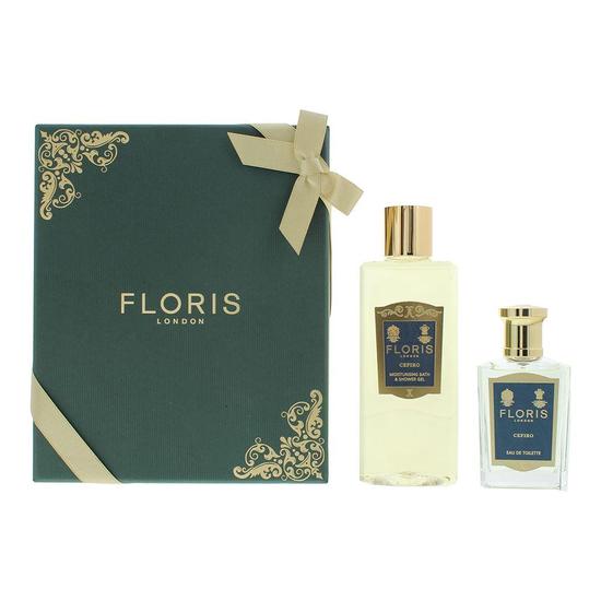 Floris Cefiro Eau De Toilette 50ml + Shower Gel 250ml Gift Set Unisex 50ml