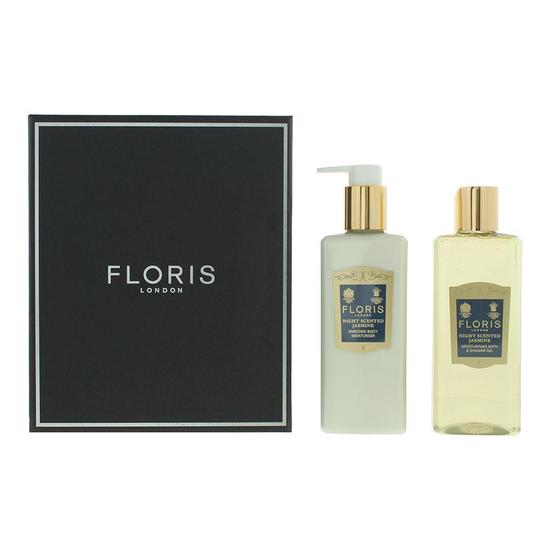 Floris Night Scented Jasmine Body Lotion 250ml + Shower Gel 250ml Gift Set 250ml
