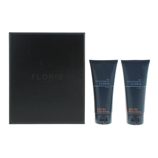 Floris No. 89 Gentleman Shaving Cream 100ml + Aftershave Balm 100ml Gift Set 100ml