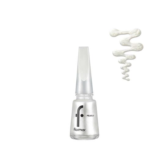 Flormar Pearly Nail Enamel 201 Luxury White