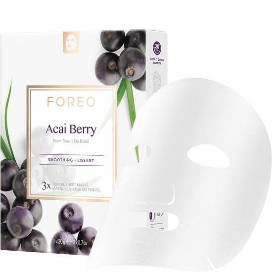 FOREO Acai Berry Firming Sheet Face Mask Pack of 3