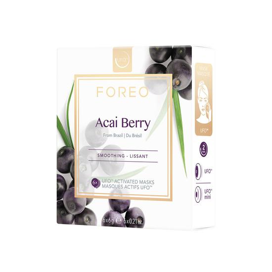 FOREO UFO Acai Berry Mini Firming Face Mask 6 Pack