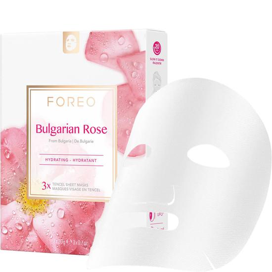 FOREO UFO Bulgarian Rose Moisture-Boosting Face Mask 3 Pack