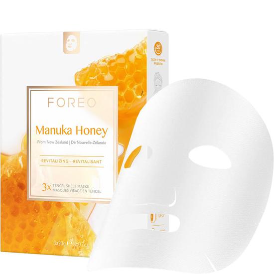 FOREO UFO Manuka Honey Revitalising Face Mask Pack of 3