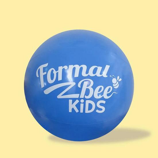 Formal Bee Kids Beach Ball blue