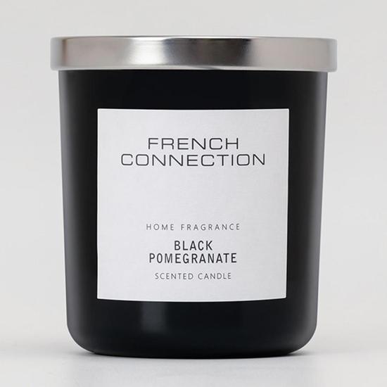 French Connection Black Collection Black Pomegranate Candle 245g