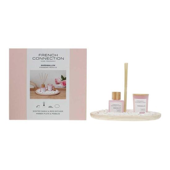 French Connection Pastel Collection Marshmallow Diffuser + Candle