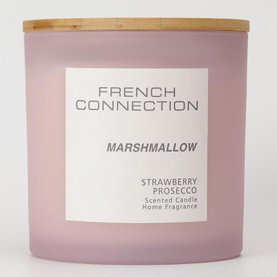French Connection Pastel Range Strawberry Prosecco Candle 1460G