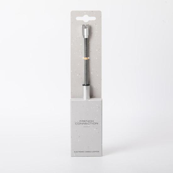 French Connection Rechargable Electric Candle Lighter Silver