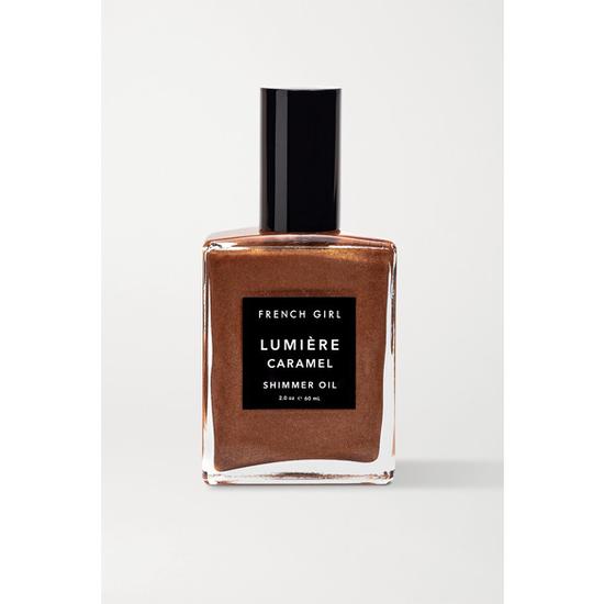 French Girl Organics Lumiere Caramel Shimmer Oil 60ml