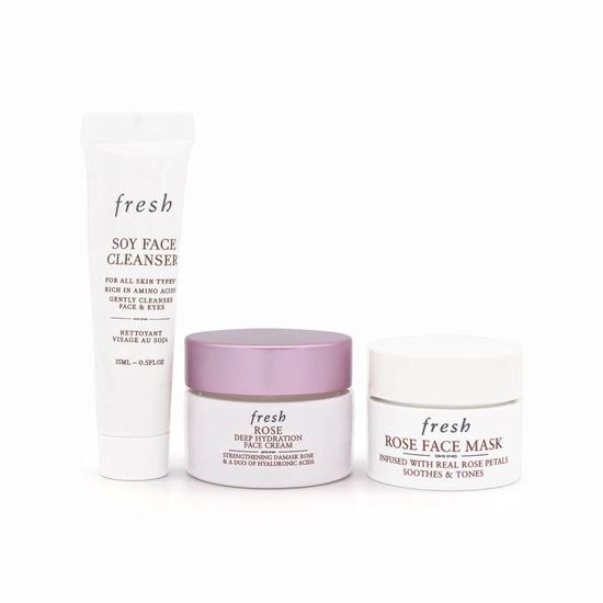 Fresh Cleanse & Hydrate Favourites 3 Piece Skin Care Set Imperfect Box