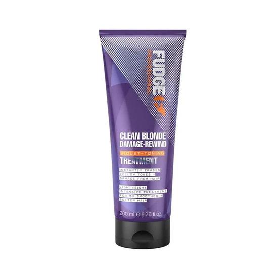 Fudge Professional Clean Blonde Damage Rewind Violet Toning Treatment 200ml