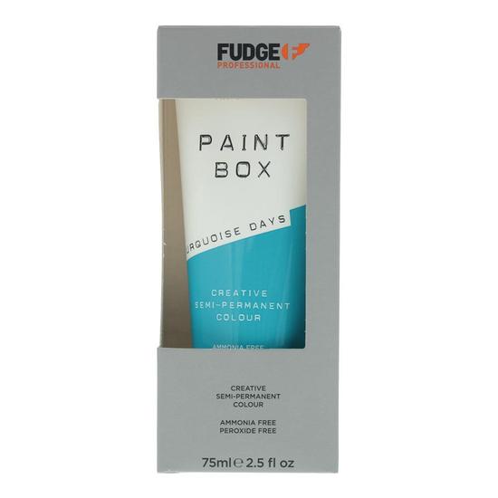 Fudge Professional Paint Box Semi-Permanent Hair Colour 75ml Turquoise Days 75ml