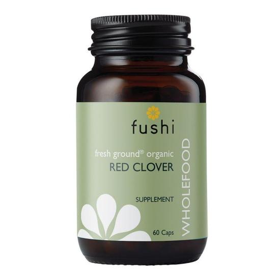 Fushi Wellbeing Organic Red Clover Flower Veg Caps 60