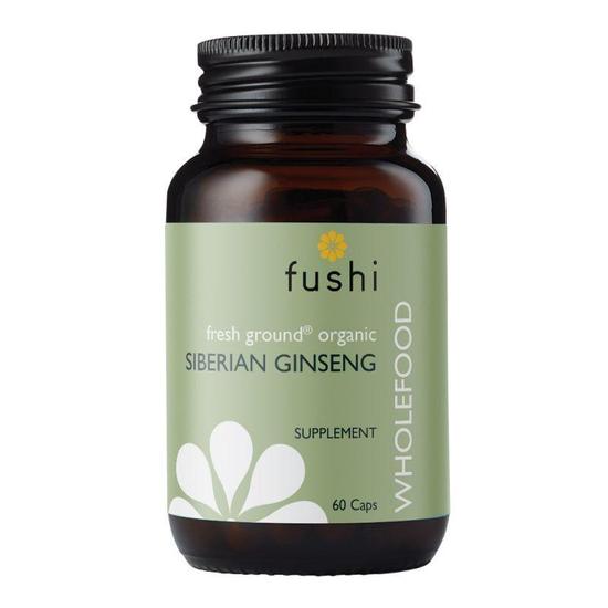 Fushi Wellbeing Wild Crafted Siberian Ginseng Root 290mg Veg Caps 60