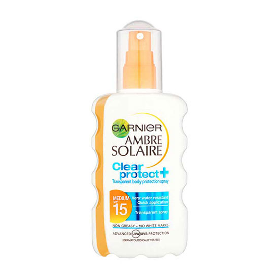 Ambre Solaire Clear Protect Sun Spray SPF15 200ml