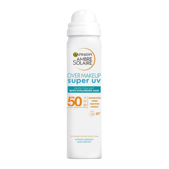 Garnier Ambre Solaire Over Makeup Super UV Protection Mist SPF 50 75ml