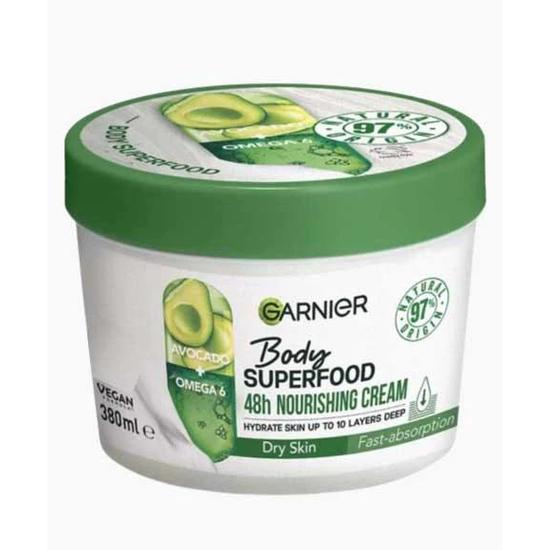 Garnier Body Superfood Avocado Plus Omega 6 Nourishing Cream For Dry Skin