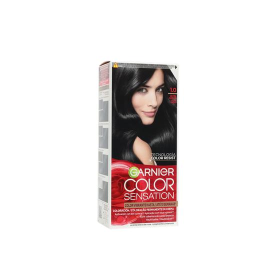 Garnier Colour Sensation Permanent Hair Dye 1.0 Ultra Black