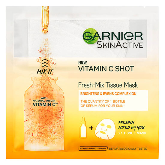 Garnier Vitamin C Shot Fresh Mix Tissue Mask
