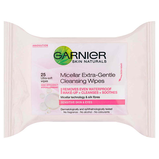 Garnier Micellar Face Wipes Sensitive Skin 25 Wipes