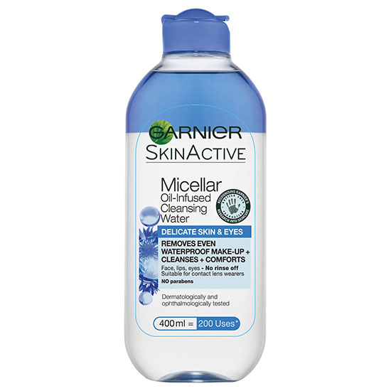 Garnier Micellar Water Facial Cleanser Delicate Skin & Eyes