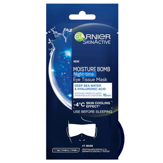 Garnier Moisture Bomb Deep Sea Water & Hyaluronic Acid Tissue Mask Night 6g
