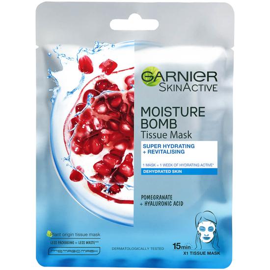 Garnier Moisture Bomb Pomegranate Hydrating Face Sheet Mask