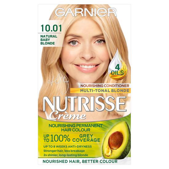 Garnier Nutrisse 10.01 Natural Baby Blonde Permanent Hair Dye Rich & long lasting hair colour