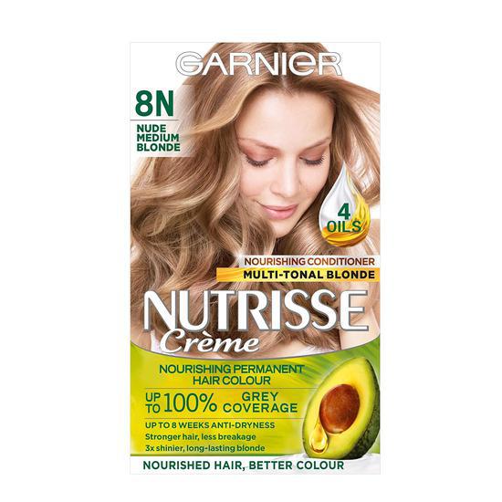 Garnier Nutrisse 8n Nude Medium Blonde Permanent Hair Dye