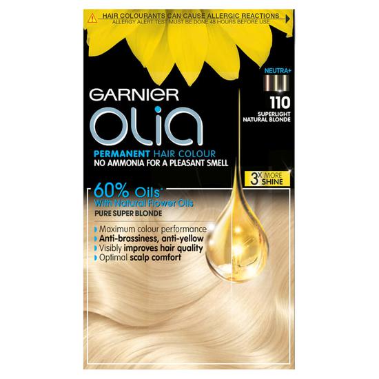 Garnier Olia Blonde Permanent Hair Dye 110 Super Light Blonde