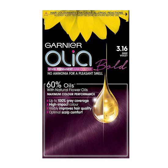 Garnier Olia Bold Permanent Hair Dye 3.16 Deep Violet