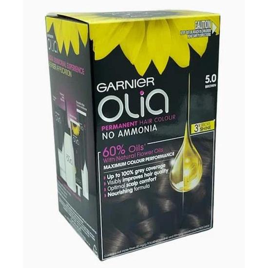 Garnier Olia Permanent Hair Colour 5.0 Brown